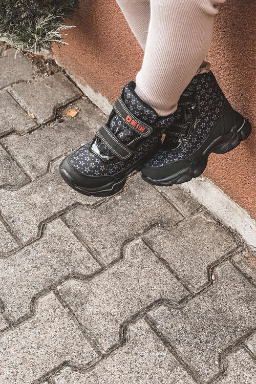 Dziecięce Botki Śniegowce Big Star II374091 Czarne