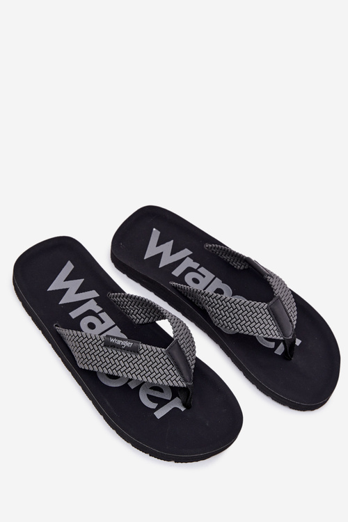 Klapki Japonki Męskie WRANGLER ZANE FLIPFLOP MEN LOW 20251044.20251044.10E Szare