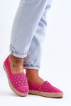 Damskie Ażurowe Espadryle Różowe One Lover