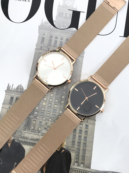 Damski Zegarek Michael John Lyssa Złota Bransoleta / Srebrna Tarcza