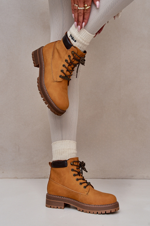 Trapery Damskie Ocieplane Big Star OO274A288 Camel