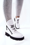 Botki Ocieplane Futerkiem Sergio Leone Białe TR740