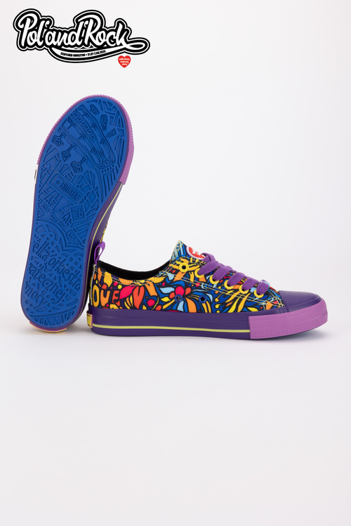 Trampki Pol'and'Rock Festival X Big Star SS274905 Fioletowe