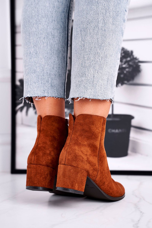 Botki Damskie Sergio Leone Camel BT528