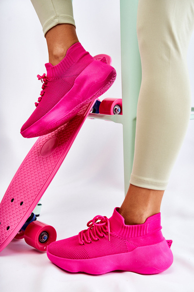 Wsuwane Buty Sportowe Damskie Fuksja Dalmiro