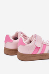 Buty Sportowe Sneakersy Dziecięce Na Rzep Różowe Adelina