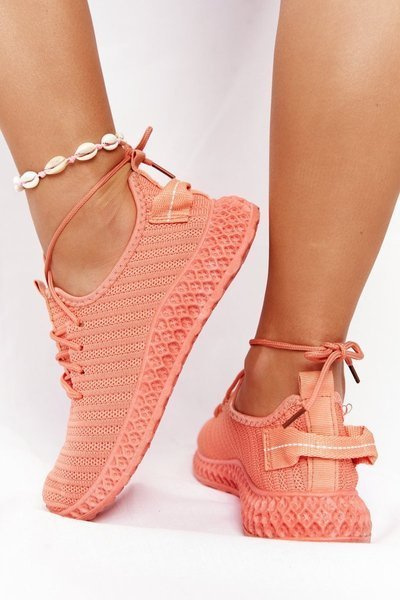 Damskie Sportowe Buty Slip-on Koralowe Do It