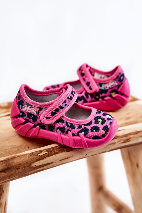 Papcie Baleriny Befado Cętki 109P256 Różowe