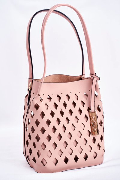 Torebka Damska NOBO Klasyczna Shopper Różowa NBAG-I3690-C004