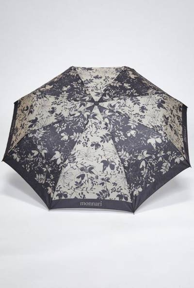 Parasol Składany Monnari UMB0060-M15 Grafitowo-Beżowy