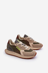 Buty Sportowe Sneakersy Męskie Memory Foam System Big Star NN174345 Khaki