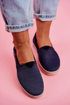 Espadryle Damskie Big Star Slip-on Granatowe FF276024