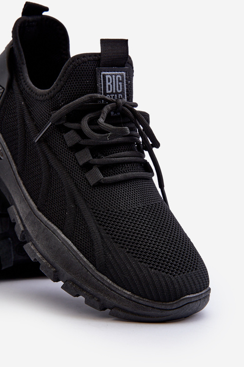 Sneakersy Męskie HI-POLY SYSTEM Big Star NN174467 Czarne