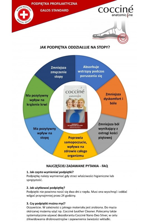 COCCINE GALOS Podpiętki Na Ostrogi Z Żelu