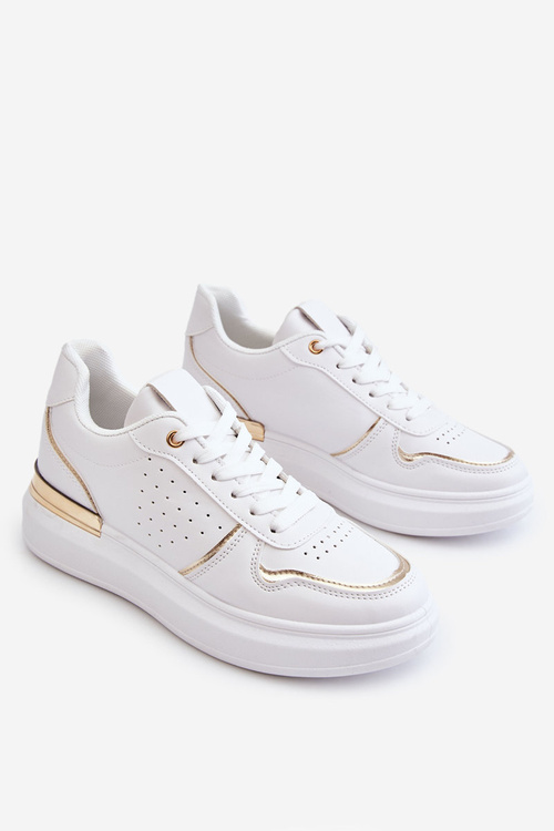 Damskie Klasyczne Buty Sportowe Białe Elijah