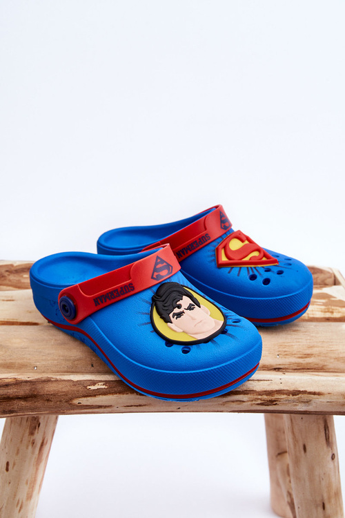 Dziecięce Kroksy Superman Grendene Kids JJ385004 Niebieskie