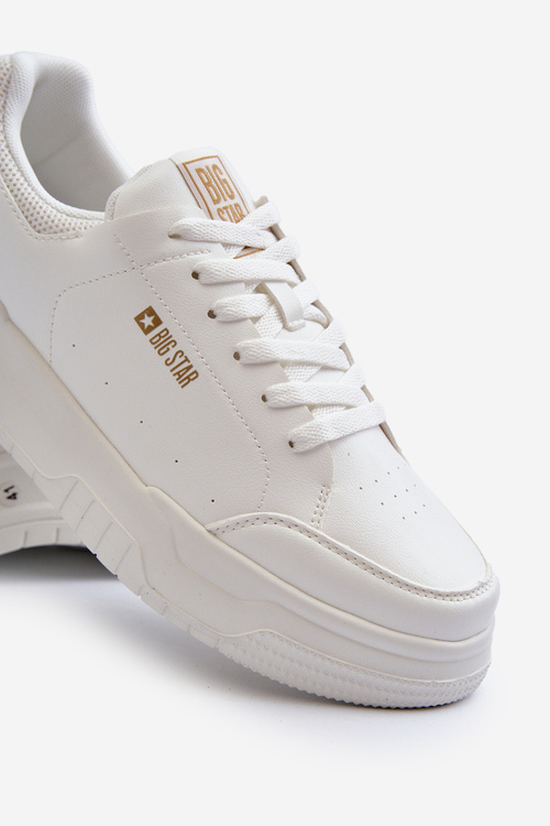 Sneakersy Męskie Memory Foam System Big Star NN174149 Białe