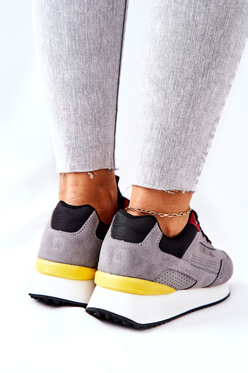 Buty Sportowe Memory Foam Big Star II274406 Szare