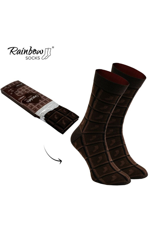 Skarpetki Rainbow Socks Gorzka Czekolada 1 Para