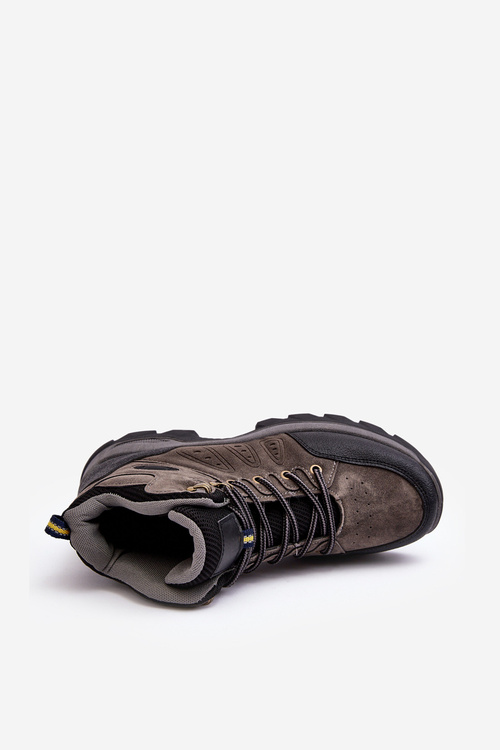Buty Trekkingowe Trapery Męskie Szare Fontanoe