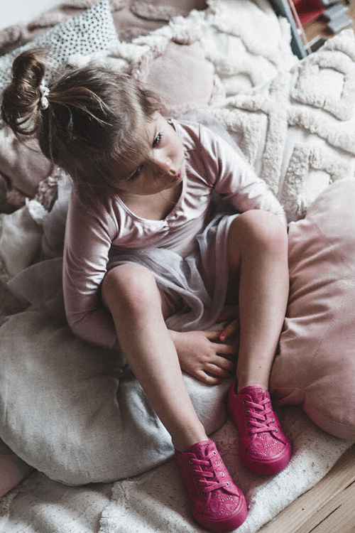 Trampki Ażurowe Big Star JJ374131 Różowe