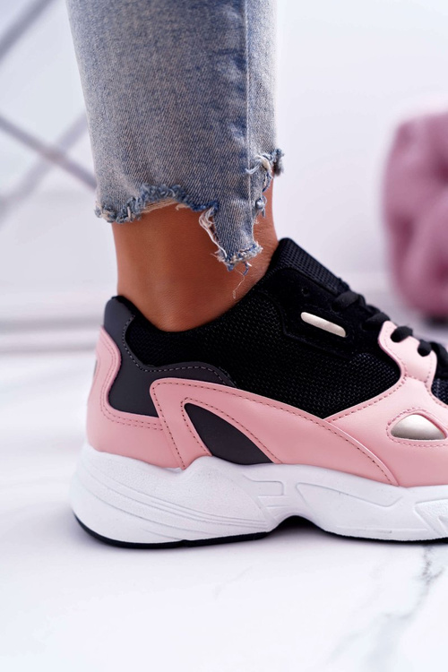 Sportowe Damskie Buty Różowe Szantal