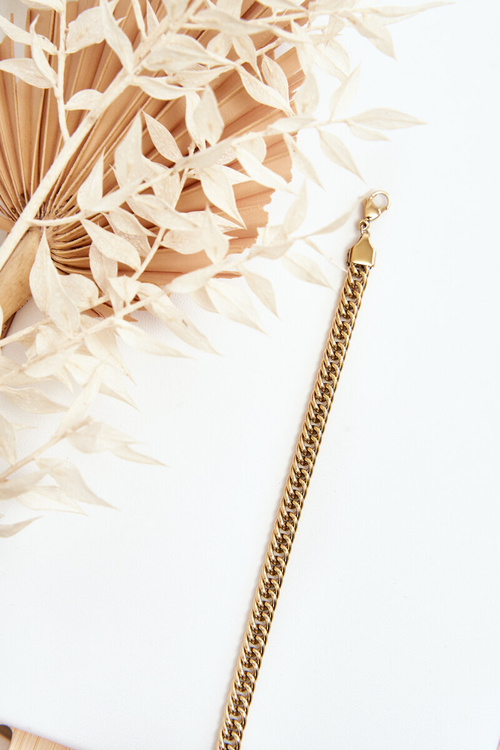 Regulowana Klasyczna Bransoletka Pancerka Złota