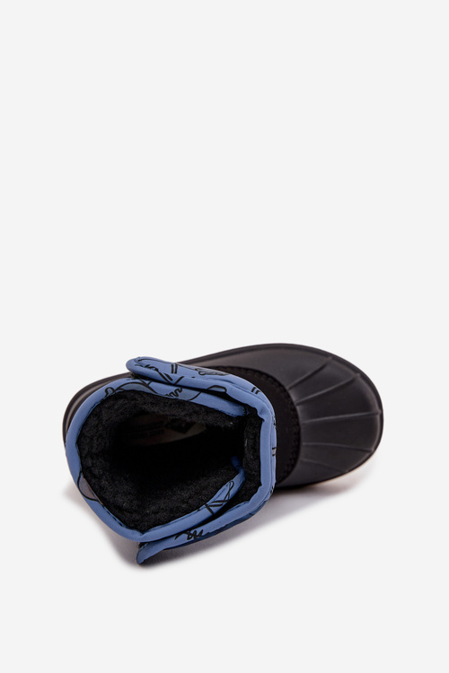 Śniegowce Dziecięce Na Rzep Lee Cooper LCJ-25-10-3774 Niebieskie