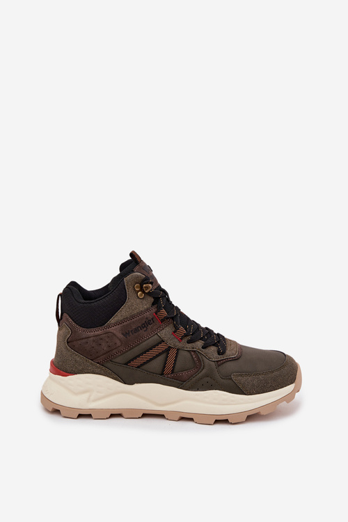 Buty Trekkingowe Męskie WRANGLER WEST MEN MID 20253027 Ciemnozielone