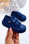 Dziecięce Klasyczne Trampki BIG STAR JJ374039 Granatowe
