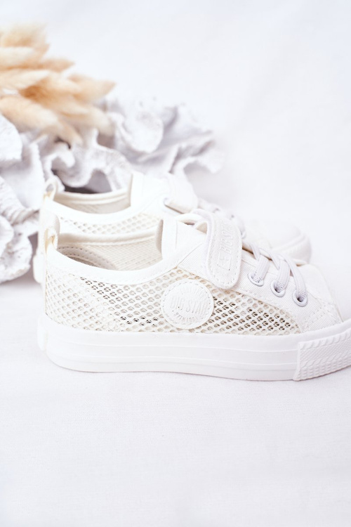 Dziecięce Trampki Z Siateczką BIG STAR HH374014 Białe