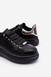 Damskie Buty Sportowe GOE LL2N4012 Czarno-Srebrne