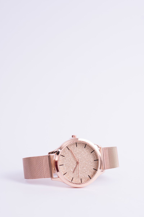 Damski Zegarek Michael John Crux Złoty Brokat