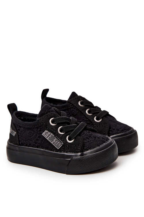 Trampki Ażurowe Big Star JJ374019 Czarne