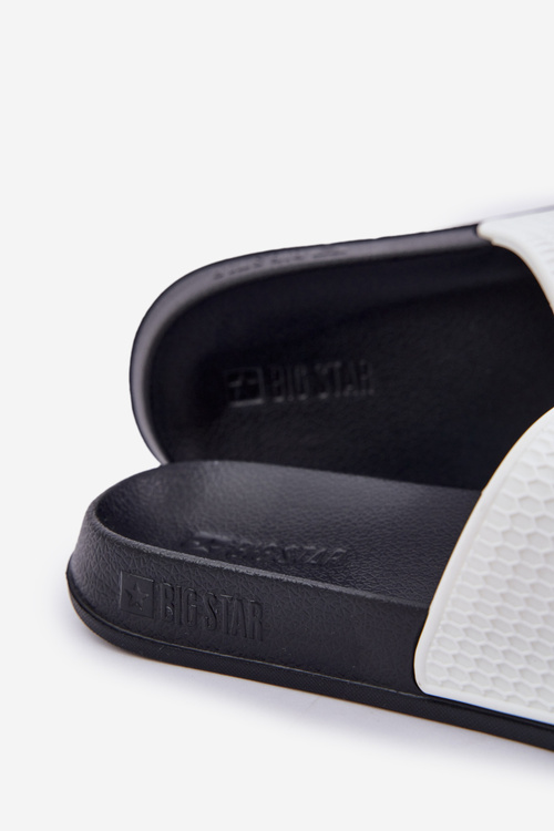 Męskie Klapki Big Star JJ174506 Białe