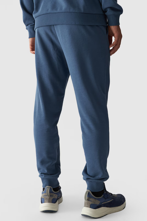 Męskie Spodnie Dresowe Joggery 4FWMM00TTROM0942-32S Niebieskie