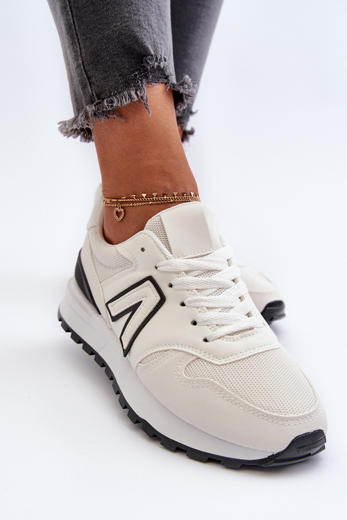 Damskie Sneakersy Buty Sportowe Białe Daisee