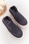 Dziecięce Wsuwane Tenisówki Slip-On Big Star HH374104 Szare