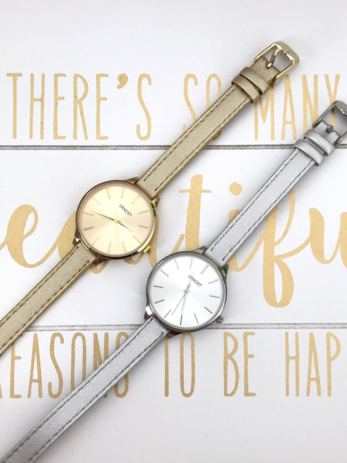 Damski Zegarek Ernest Jules Złoty