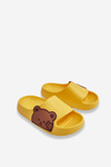 Lekkie Piankowe Klapki Z Misiem Żółte Todi
