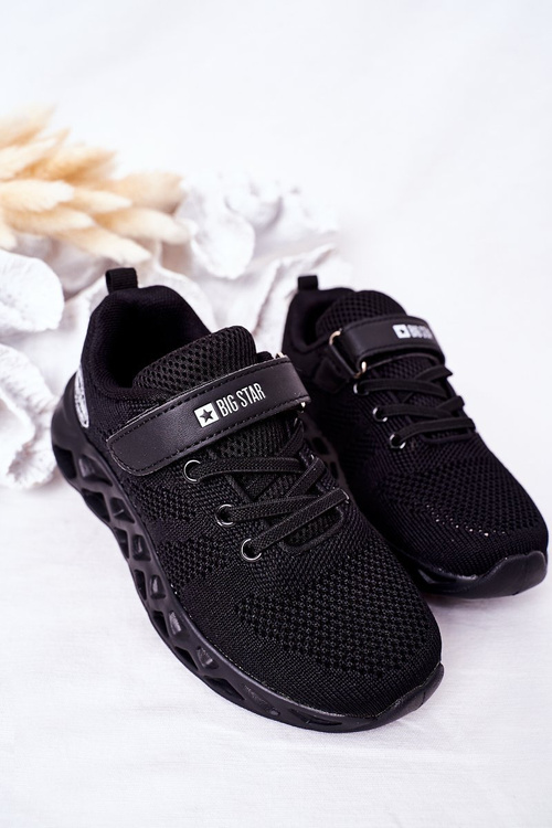 Dziecięce Sportowe Buty Sneakersy Big Star HH374184 Czarne