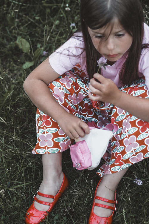 Lakierowane Balerinki Dziecięce Z Paseczkami Czerwone Margenis