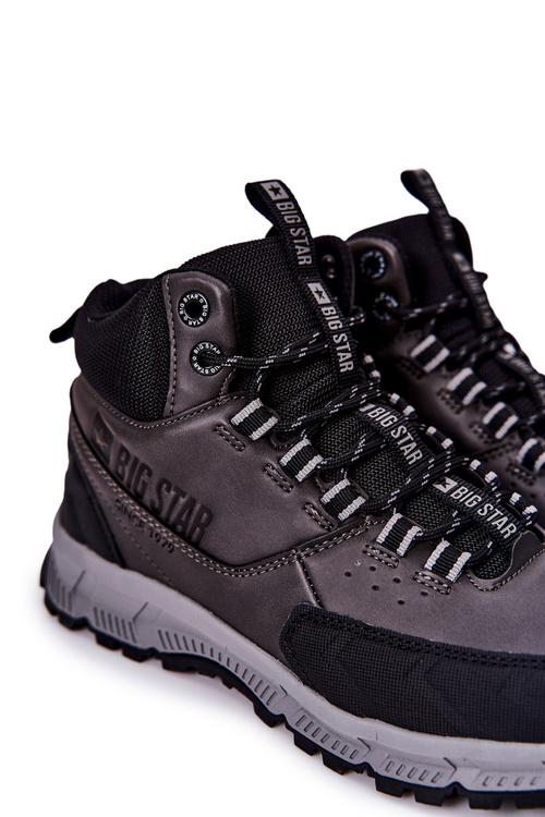 Wysokie Sportowe Buty Big Star II174176 Czarne