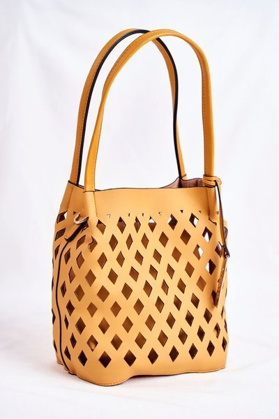 Torebka Damska NOBO Klasyczna Shopper Musztardowa NBAG-I3690-C002