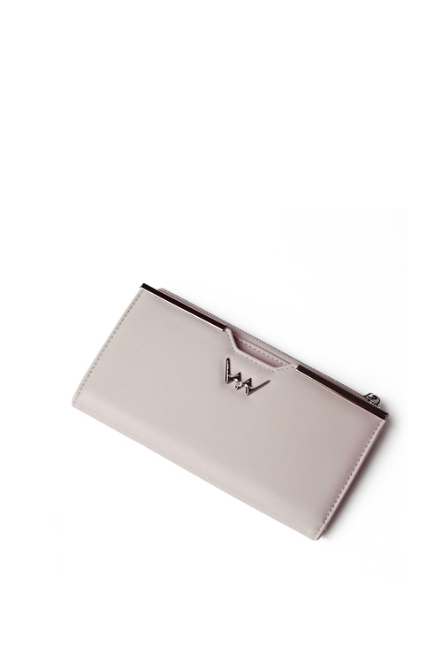 Duży Portfel Na Napy Biały Nadine