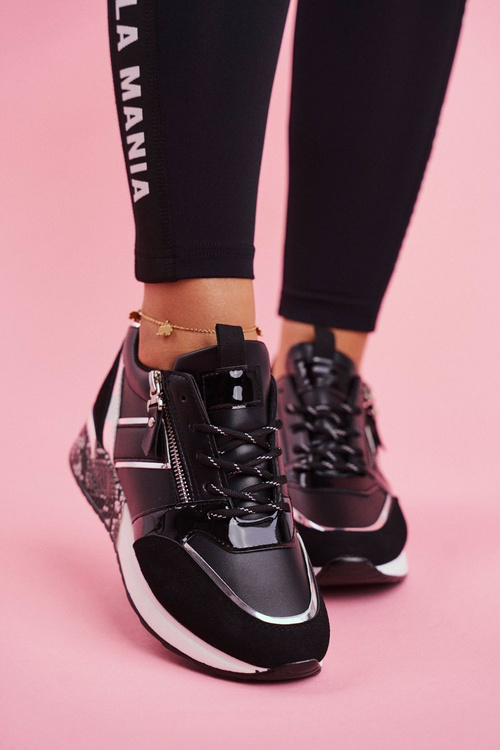 Sportowe Damskie Buty Czarne Figure