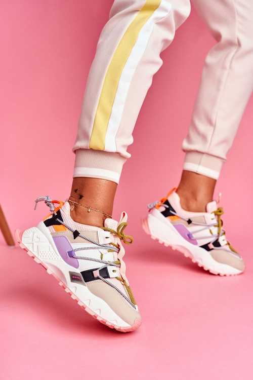 Damskie Sportowe Obuwie Różowe LA91 Be One