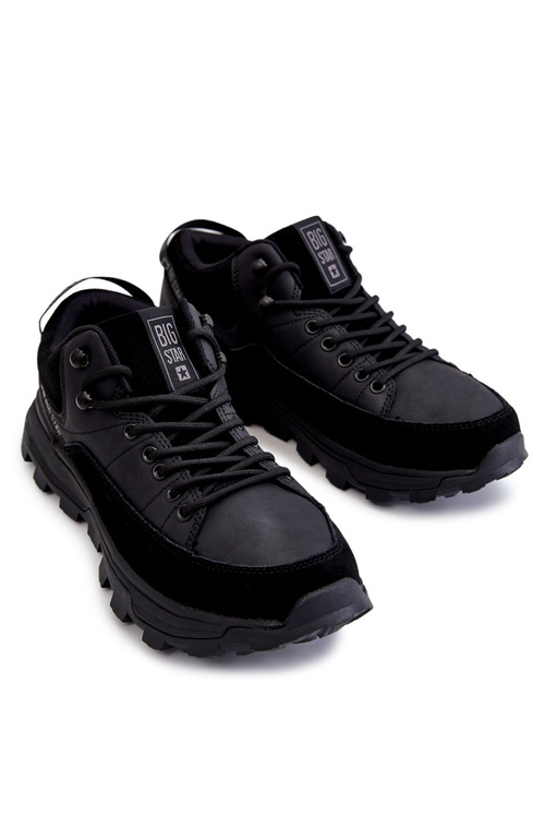 Męskie Buty Sportowe Trapery Big Star KK174244 Czarne