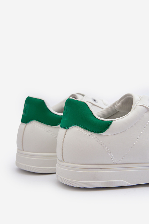 Niskie Trampki Męskie Eko Skóra Big Star NN174280 Białe