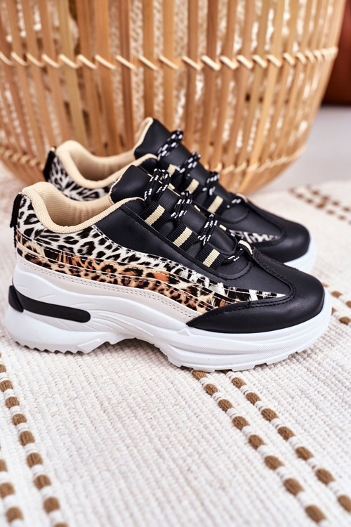 Sportowe Buty Dziecięce Czarne Dante